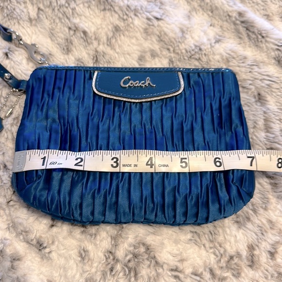 Coach Satin Ruched Wristlet - Picture 7 of 9